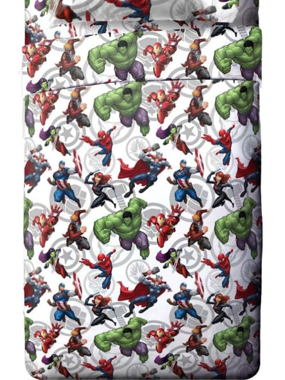 Jay Franco Marvel Avengers Team 2 Twin Flat Sheets , 1 Fitted